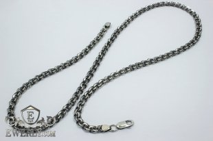 Women's chain "Lanterns" of sterling silver, фото