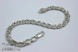 Bracelet "Lanterns" of  silver, фото